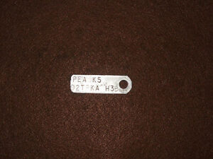 1972 1973 Ford Truck F-150 Bronco ORIG 302 351W 2WD C4 A/T TRANSMISSION ID TAG