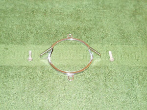 1962 Chevy Biscayne Bel Air SS Impala ORIG REAR TAIL LIGHT LENS BEZEL ORNAMENT