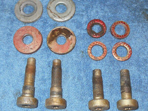 1969 Fairlane 500 Cobra Fastback ORIG FRONT and REAR SEAT BELT BOLTS + WASHERS