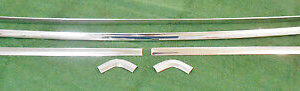 1964 1965 1966 Mustang GT Coupe ORIG REAR WINDOW TRIM MOLDING SET Show Polished