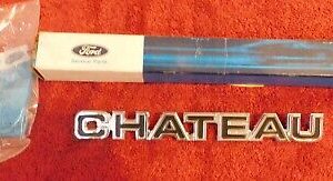 1975-1986 Ford E100 E150 E250 Econoline Van NOS CHATEAU EMBLEM NAME PLATE