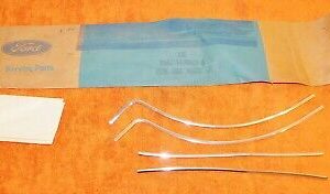 1979-1986 Ford LTD Crown Victoria Brougham NOS L+R DOOR EDGE GUARD KIT MOULDINGS