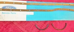 1965-1973 Ford Mustang F100 Bronco Falcon NOS 6 CYL 170 200 OIL PAN GASKET SET