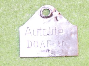 1970 Ford Mustang Fastback Coupe Convertible ORIG 302 2V A/T CARBURETOR ID TAG