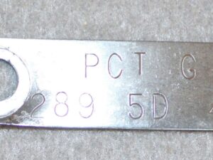 1964 Ford Galaxie 500 XL ORIG 289 C/M FX Column Shift TRANSMISSION ID TAG