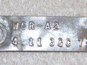 1963 1964 Ford E100 Econoline ORIG 8 3/4" REAR END AXLE DIFFERENTIAL TAG 4.11
