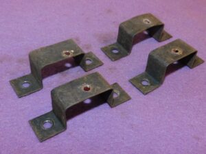 1965-1968 Mustang GT GTA Shelby ORIG FASTBACK INTERIOR REAR TRIM PANEL BRACKETS
