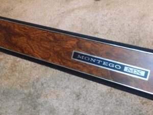 1972 1973 1974 Montego MX NOS INSTRUMENT PANEL DASH FINISH PANEL wo A/C or Lamp