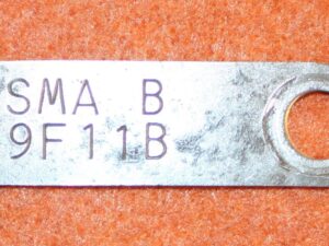 1969 Falcon Torino GT Cobra Ranchero Cyclone ORIG SMA B POWER STEERING BOX TAG