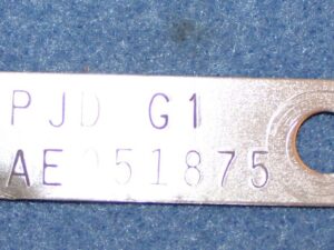 1972 Mercury Monterey Custom Marquis Brougham ORIG 460 C6 TRANSMISSION ID TAG