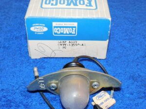 1964 1965 Lincoln Continental Sedan Convertible NOS REAR LICENSE LAMP ASSEMBLY