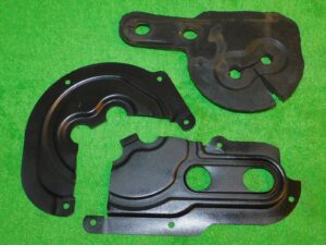 1967 1968 1969 Mustang Shelby Cougar ORIG A/C HOSE FIREWALL BRACKETS & GROMMET