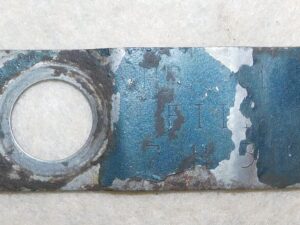 1973 1974 Ford Maverick Grabber Comet ORIG 6-CYL POWER STEERING PUMP ID TAG