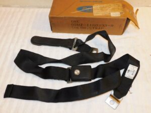 75-79 Ford E100 E150 E300 Econoline NOS LH BLACK FRONT SEAT SHOULDER BELT STRAP