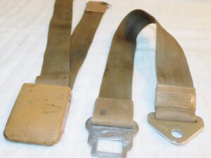 65 1966 1967 Mustang Fastback Coupe Convrt GT Cougar ORIG SADDLE FRONT SEAT BELT