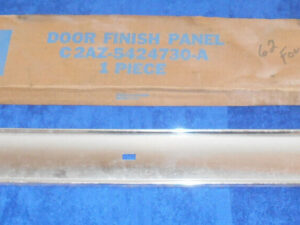 1962 Ford Galaxie 500 4-Door Sedan or Wagon NOS REAR DOOR FINISH PANEL MOLDING