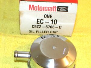 1966 1967 Ford Mustang GT Shelby Cougar Cyclone NOS CHROME 289 OIL FILLER CAP