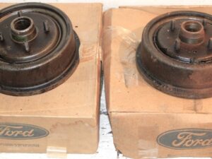 1970 Mustang Falcon Maverick 1971 Comet NOS 6-CYL FRONT 9" WHEEL HUB BRAKE DRUMS
