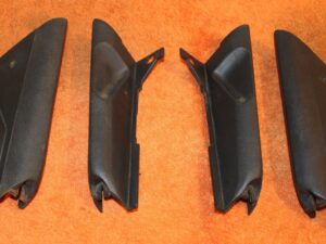 1969 1970 Mustang Shelby Mach 1 Boss Cougar Xr7 ORIG LOWER DASH RADIO TRIM CAPS