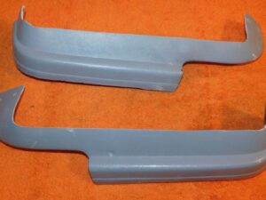 1967 Mustang GT GTA Shelby GT350 GT500 NEW L+R DELUXE SEAT SIDE SHIELD MOLDINGS