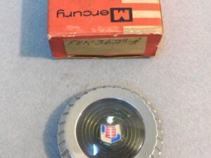 1957 Mercury NOS STEERING WHEEL HUB CAP CENTER HORN BUTTON - STANDARD STEERING