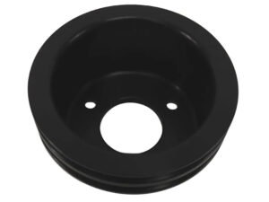 1965-1968 Ford Mustang Cougar SCOTT DRAKE BLACK BILLET 289 2-GROOVE CRANK PULLEY