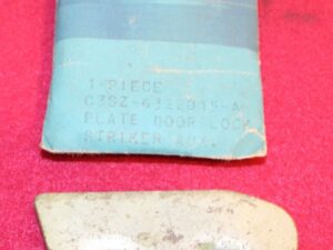 61-63 Thunderbird 60-63 Galaxie Falcon NOS LH DOOR LOCK STRIKER AUXILIARY PLATE