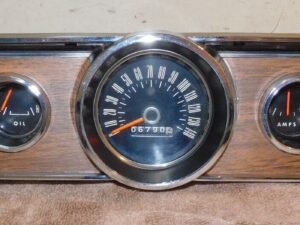 1966 Ford Mustang Fastback Cpe GT Conv ORIG DELUXE PONY GAUGE INSTRUMENT CLUSTER