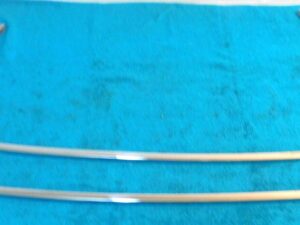 1967 1968 Mustang GT Shelby ORIG FASTBACK LH+RH DOOR WINDOW GLASS FRAME MOLDINGS