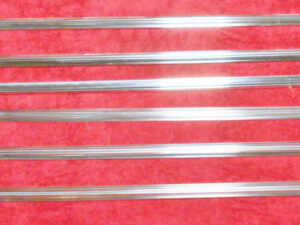 1969-1971 Lincoln Continental Mark III FENDER DOOR QUARTER TOP PEAK MOLDINGS SET