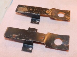 1965-1968 Mustang GT GTA Shelby ORIG FASTBACK INTERIOR REAR TRIM PANEL BRACKETS