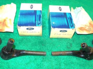 1964-1966 Mustang 1960-65 Falcon Ranchero Comet NOS 6-CYL L+R OUTER TIE ROD ENDS
