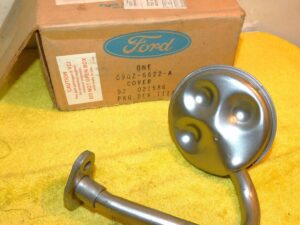 1969-82 Ford Mustang Maverick Mercury NOS 6-CYL 250 OIL PUMP SCREEN TUBE & COVER
