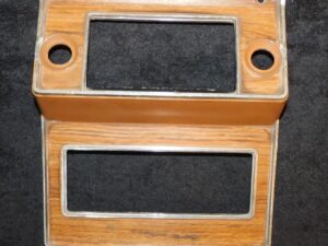 1969 Mustang Mach 1 Grande Boss Shelby ORIG DECOR TEAK WOOD RADIO HEATER BEZEL