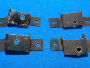 1965-1968 Mustang GT Shelby ORIG FASTBACK INTERIOR QUARTER PANEL FRONT BRACKETS