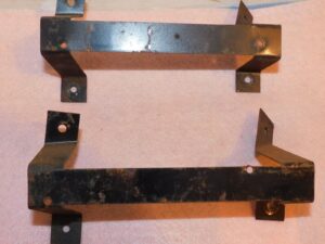 1967 1968 Mustang Shelby ORIG FASTBACK INTERIOR QUARTER SAIL TRIM PANEL BRACKETS