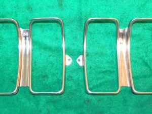 1969 Mustang Fastback Convertible Mach 1 Boss Grande ORIG TAIL LIGHT LENS BEZELS
