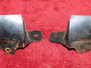 1967 1968 Mustang GT Shelby ORIG FASTBACK INTERIOR QUARTER PANEL FRONT BRACKETS