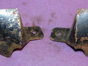1967 1968 Mustang GTA Shelby ORIG FASTBACK INTERIOR QUARTER PANEL FRONT BRACKETS
