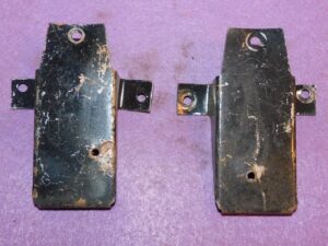 1965-1968 Mustang GT Shelby ORIG FASTBACK L+R INTERIOR REAR TRIM PANEL BRACKETS