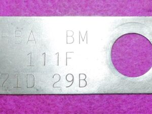 1971 Fairlane Torino Cobra Ranchero Cyclone ORIG 8CYL POWER STEERING PUMP ID TAG