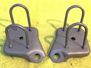 1964 1965 1966 Mustang Fastback Coupe GT Convertible ORIG REAR AXLE SHOCK PLATES