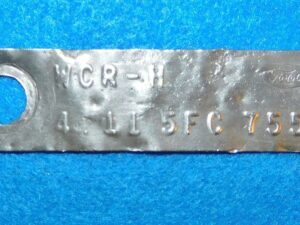 1965 1966 Ford E100 Econoline ORIG 8 3/4" REAR END AXLE DIFFERENTIAL TAG 4.11