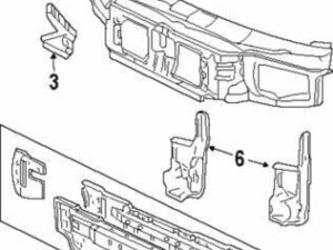 1999-2002 Mercury Cougar NEW OEM FRONT RADIATOR SUPPORT PANEL LOWER CROSSMEMBER