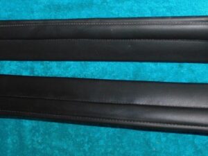 1967 1968 Mustang Cpe Fastback GT Shelby ORIG BLACK WINDSHIELD PILLAR POST PADS