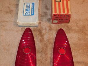 1960 Mercury Monterey Montclair Park Lane NOS L+R REAR TAIL LIGHT LAMP LENSES