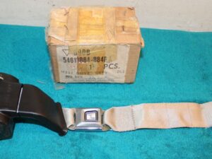 1978 1979 Ford Granada Mercury Monarch Sedan NOS GRAY REAR SEAT BELT ASSEMBLY