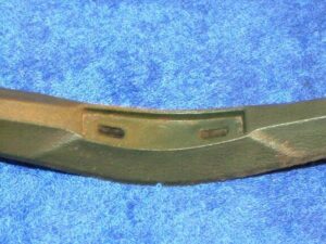 1970-1973 Mustang Torino Cougar Montego ORIG GREEN DECOR STEERING WHEEL HORN PAD
