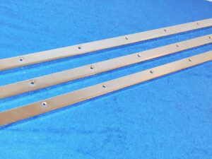 1965-1970 Mustang Shelby NOS FASTBACK FOLD DOWN REAR SEAT RETAINER TRIM MOLDINGS