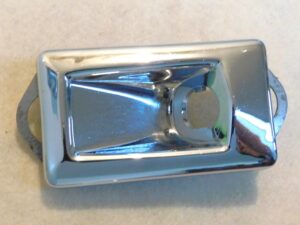 1969 Mustang GT Mach 1 Boss Shelby Cougar Xr7 ORIG REMOTE DOOR MIRROR KNOB BEZEL